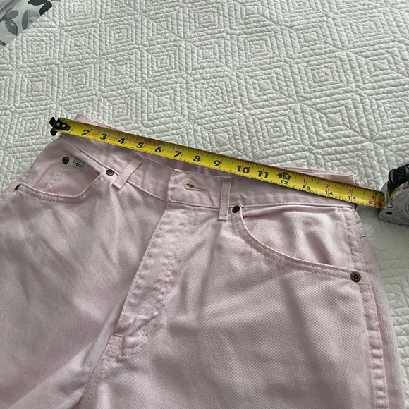 Chic Pale Pink Denim Jeans. Made in USA - Picture 6 of 11